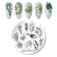 Nicole Diary, Пластина для стемпинга 5*5 см 48667 ND-150, 1 шт