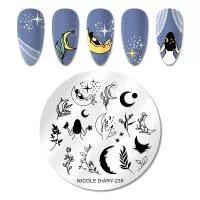 Nicole Diary, Пластина для стемпинга 5*5 см 51666 ND-235, 1 шт