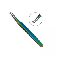 Пинцет elSHINE (Шайн) Classic изогнутый (мультицвет) Пинцет elSHINE (Шайн) Classic изогнутый (мультицвет)