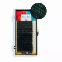 Ресницы омбре elSHINE (Шайн) (зеленые), микс, 16 лент Ресницы омбре elSHINE (Шайн) (зеленые), микс, 16 лент