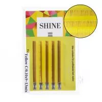 Ресницы цветные SHINE (желтые), микс, 5 лент Ресницы цветные SHINE (желтые), микс, 5 лент